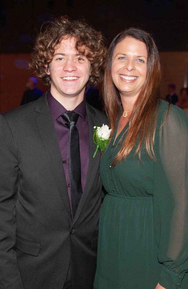 Brodie Hocking and Jenny Hocking at St Patrick's formal, July 30, 2022. Picture: Michaela Harlow