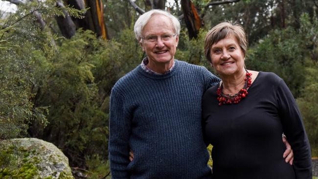 Canberra couple Jim and Ros Williams before Ros chose to die on her own terms rather than suffer through the end stages of motor neurone disease.