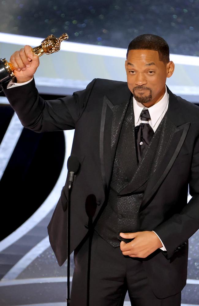 Will Smith said he was defending his family. Picture: Getty