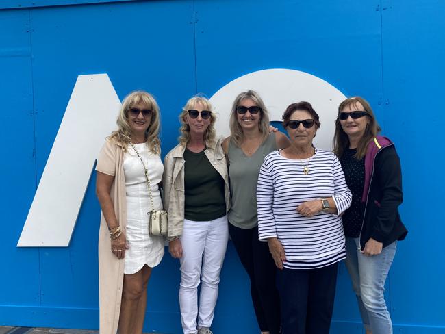 Kathy Nanas, Pam Lamattina, Anulka Zahra, Sally Sanza and Sally Baryla