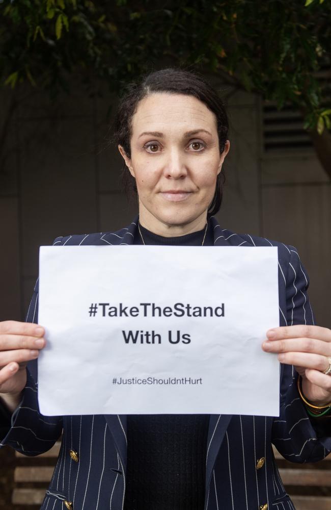 Journalist Nina Funnell is the creator of the Take the Stand campaign run in exclusive partnership with news.com.au. Picture: Nicki Connolly/news.com.au