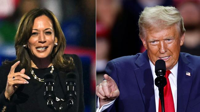 Presidential candidates Kamala Harris and Donald Trump.