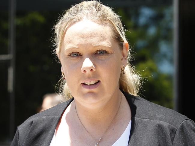 Dreamworld’s former operations system administrator Nichola Horton has given evidence. Picture: Regi Varghese/AAP