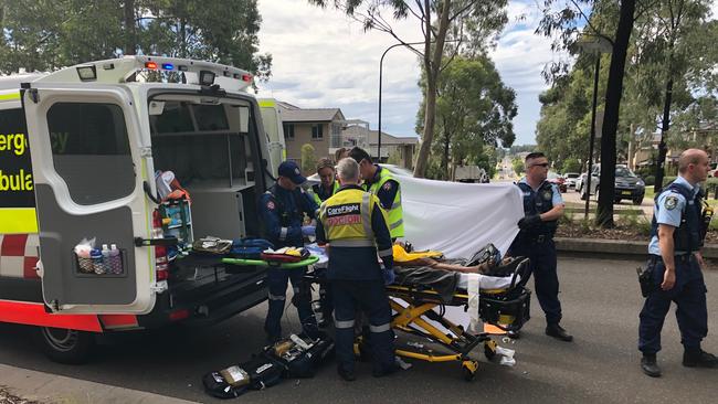 The man died in hospital on Saturday.