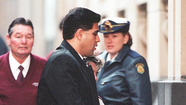 Tony Kellisar arriving at the Supreme Court in 1999.