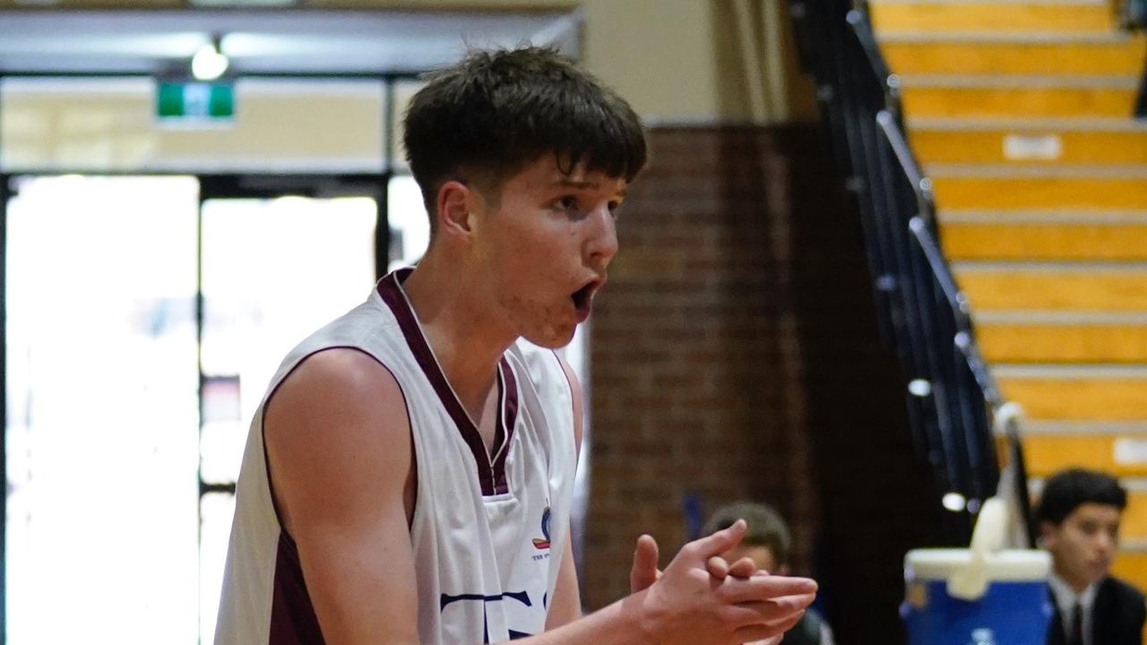 Point God Ben Tweedy of The Southport School. Pic: Heidi Brinsmead.