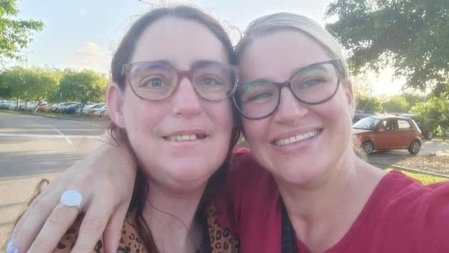 Terri-Ann Matthews with close friend Naomi Jamieson.