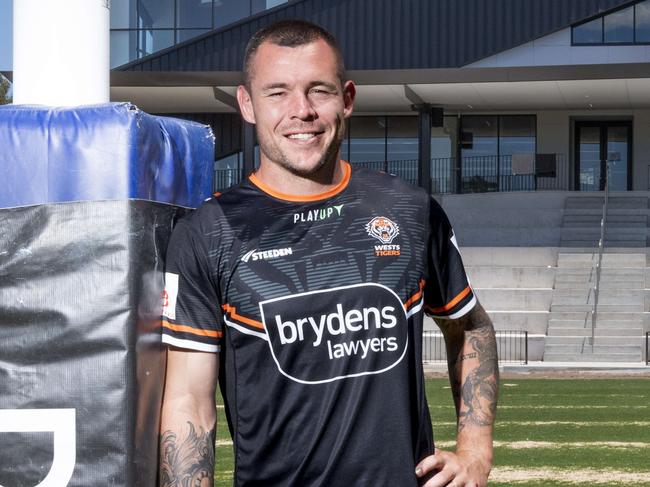 SYDNEY, AUSTRALIA, NCA NewsWire Thursday , 24 November 2022.Wests Tigers recruit David Klemmer photographed at Wests Tigers centre of excellence, Zurich Centre, Concord Oval community and sports precinct, Loftus St, Concord.NSW Picture: NewsWire / Monique Harmer