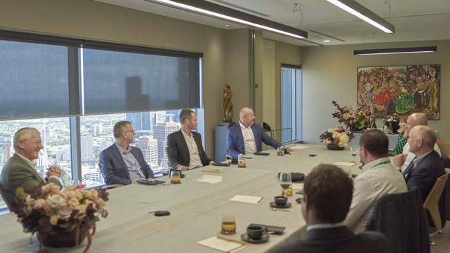 The List property round table lunch held at Wingate offices in Melbourne. Picture: Josh Robenstone