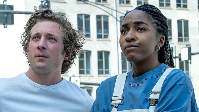 Jeremy Allen White and Ayo Edebiri in The Bear. Picture: FX