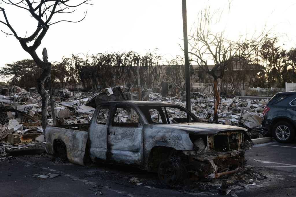 Lahaina, a historic coastal town on the Hawaiian island of Maui, was almost completely destroyed by the fast-moving overnight inferno