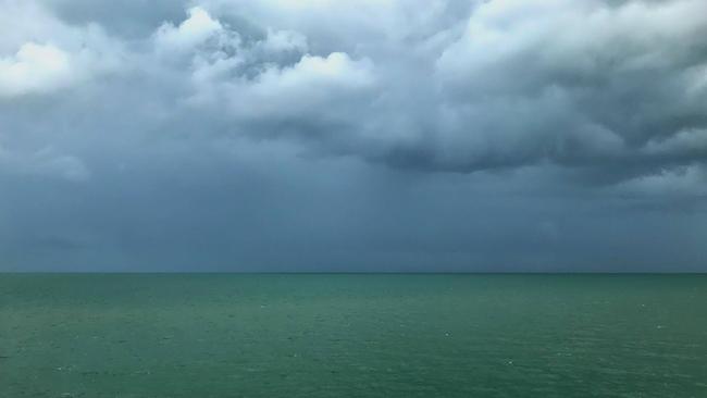 Rain clouds roll into Darwin. Picture: Amber Cameron