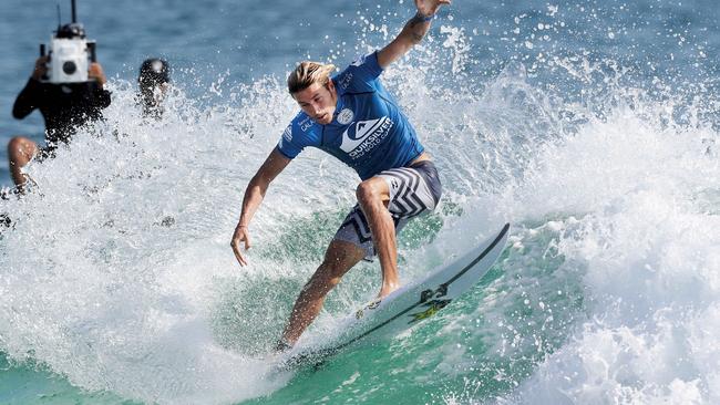 Jack Freestone at the Quiksilver Pro last year. Pic by Luke Marsden.