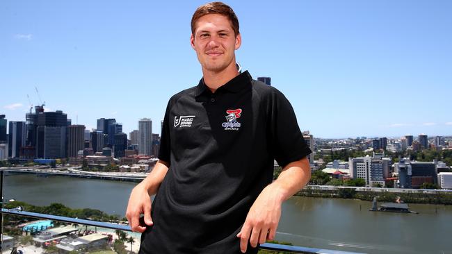 Kalyn Ponga at the launch for the NRL's Magic Round. (Adam Head)