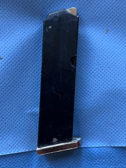 Police allegedly found a magazine at the Lithgow home. Picture: NSW Police