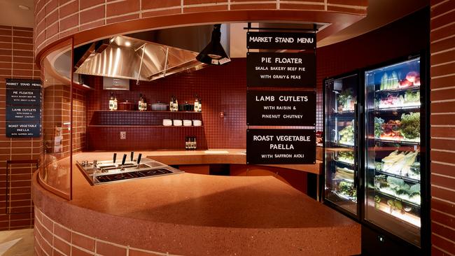 Qantas domestic business lounge at Adelaide Airport. Picture: Supplied