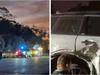 Two teens in custody after M1 crash causes commuter chaos