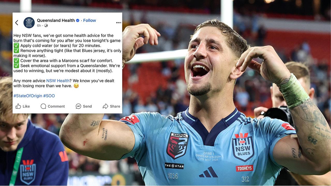 Red faces at Queensland’s Origin Facebook fail