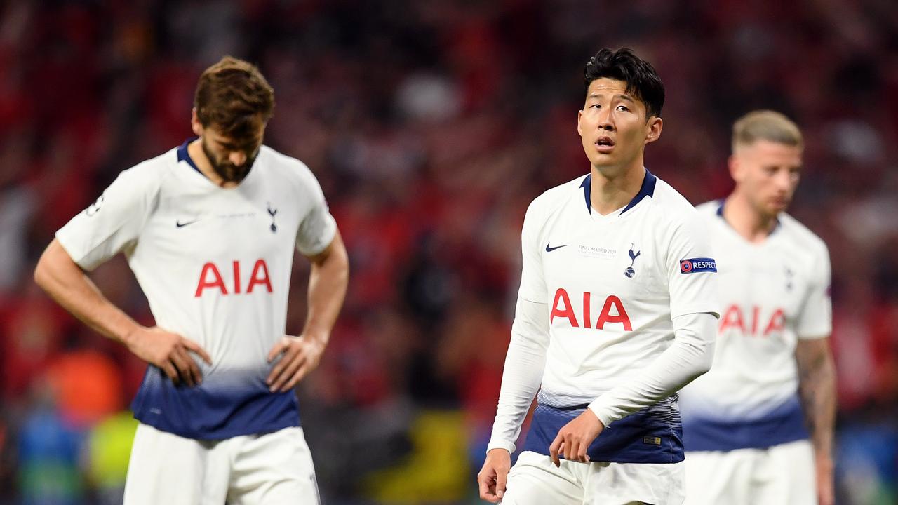 Heartbreak: One Tottenham fan is devastated after falling foul of Swedish authorities. (Photo by Matthias Hangst/Getty Images)