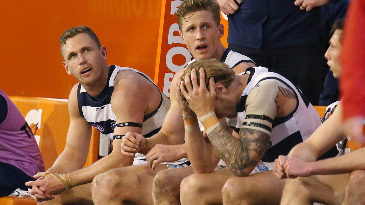 AFL Geelong Cats 'Hoops' Basketball Singlet