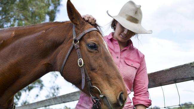 Claire manages the 80-hectare family farm using a low-stress stock handling approach.