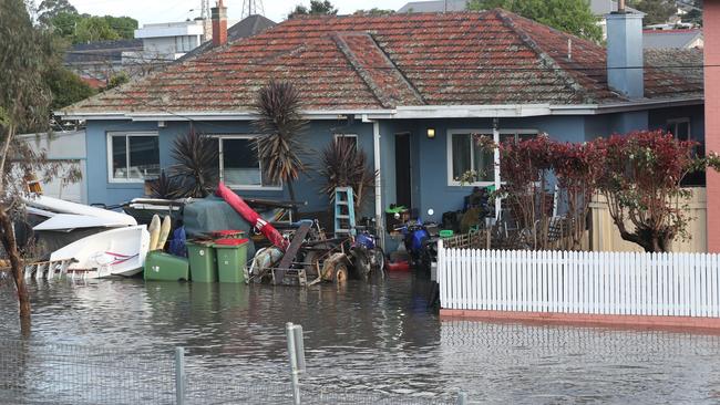 About 500 homes have so far been inundated with water. Picture: David Crosling