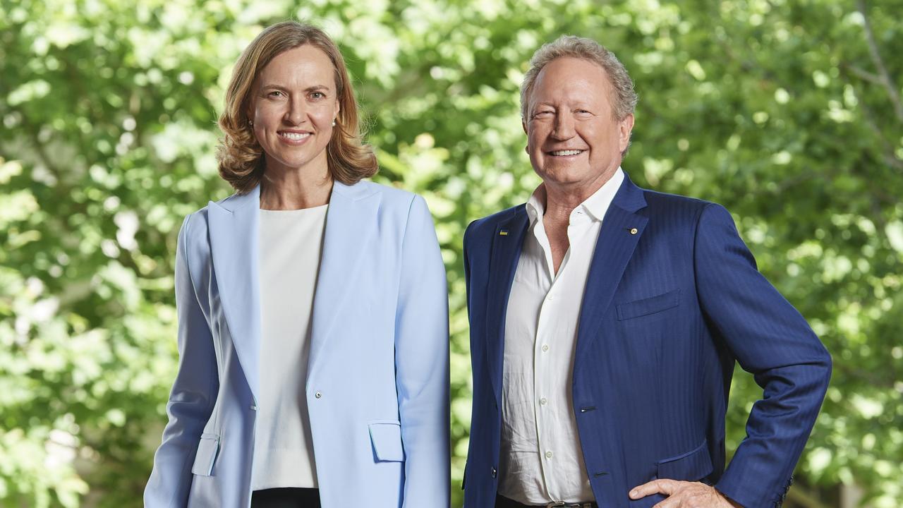 Ms Hick (L) left her role as Fortescue chief executive officer after six months in the job. Picture: Frances Andrijich