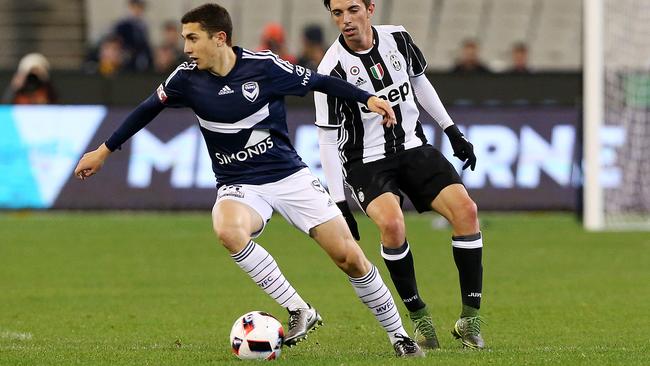 Former Victory midfielder Seb Pasquali has stepped out with Ajax’s reserves for the first time. Picture: Mark Stewart