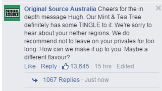 Original Source Australia’s response has also gone viral.