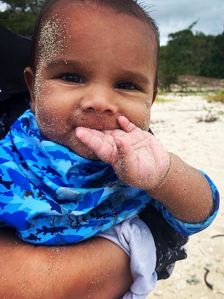 Brodie Martin enjoying Arnhem Land. Picture: Mum