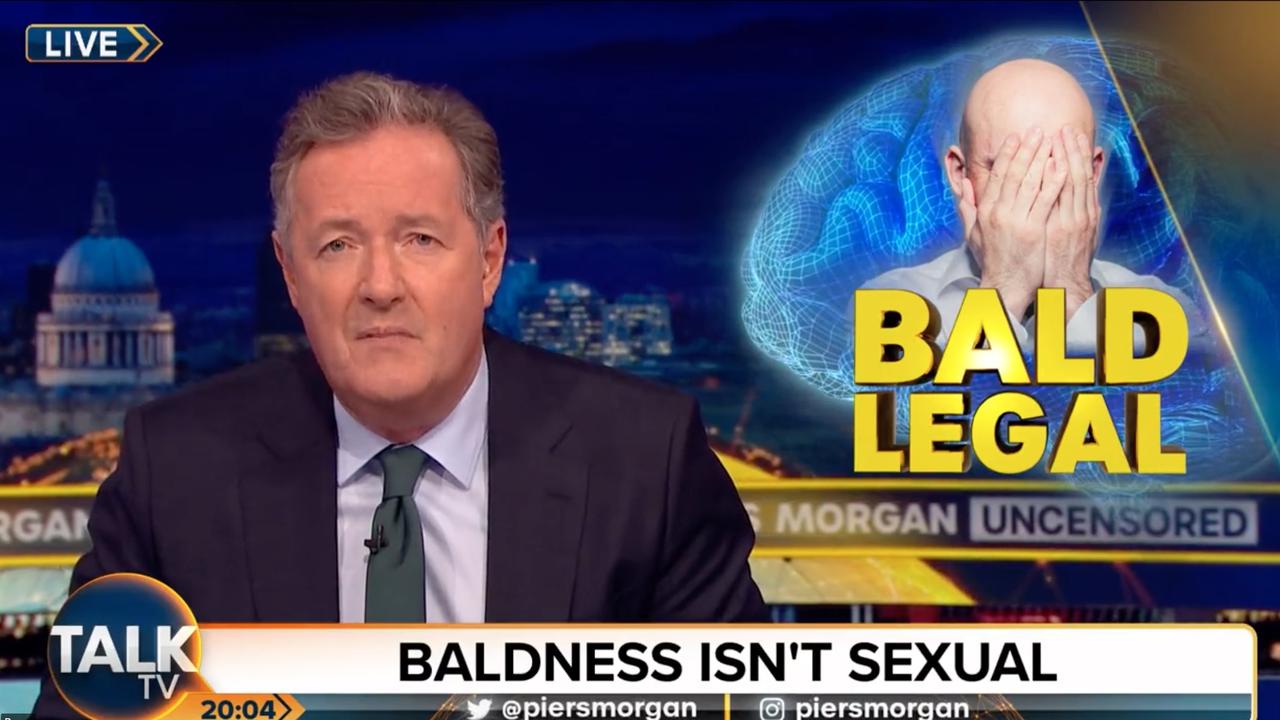 Piers Morgan Tv Host Slams Uk Tribunal Ruling Over Word ‘bald Daily Telegraph 