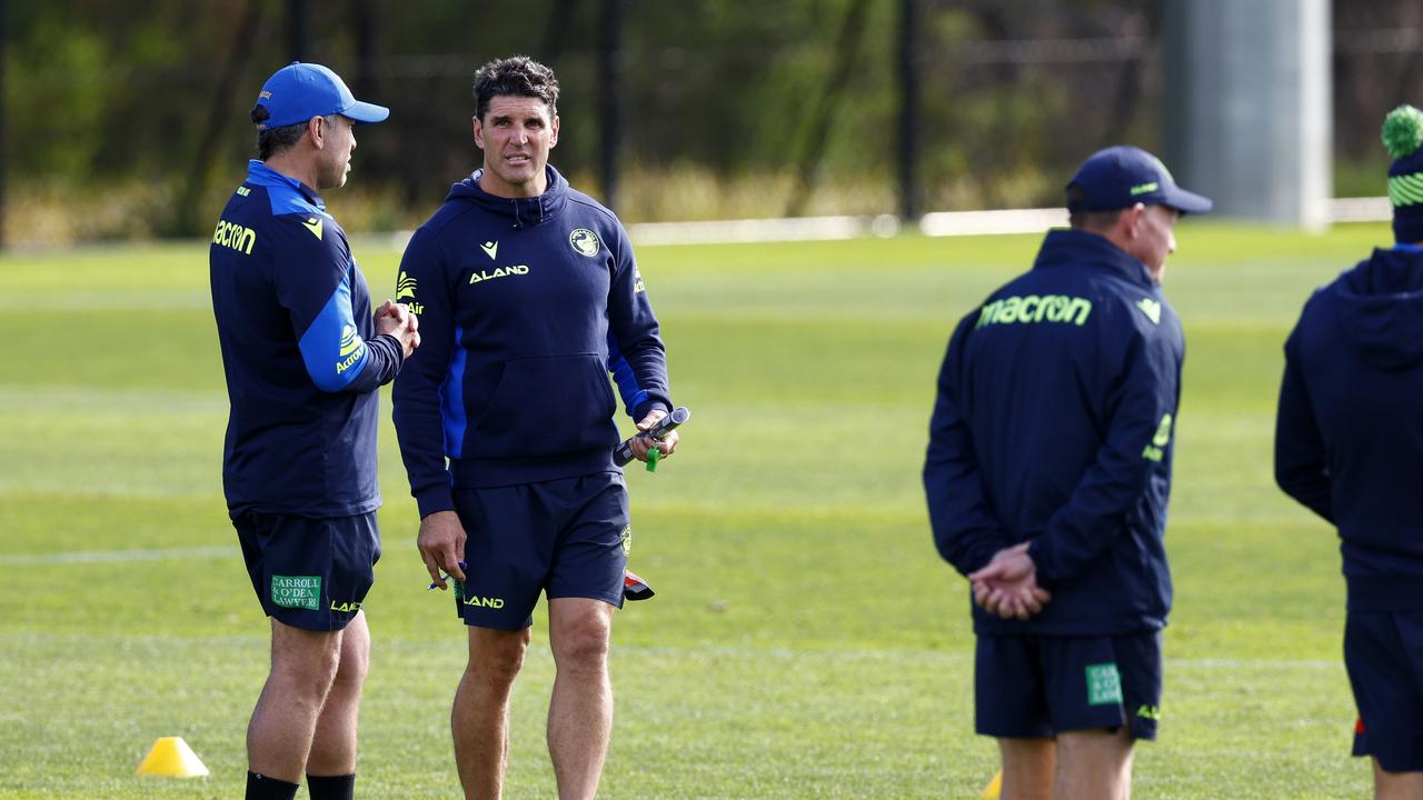 Trent Barrett has made it clear that Clint Gutherson will spend the rest of the season at fullback. Picture: Jonathan Ng