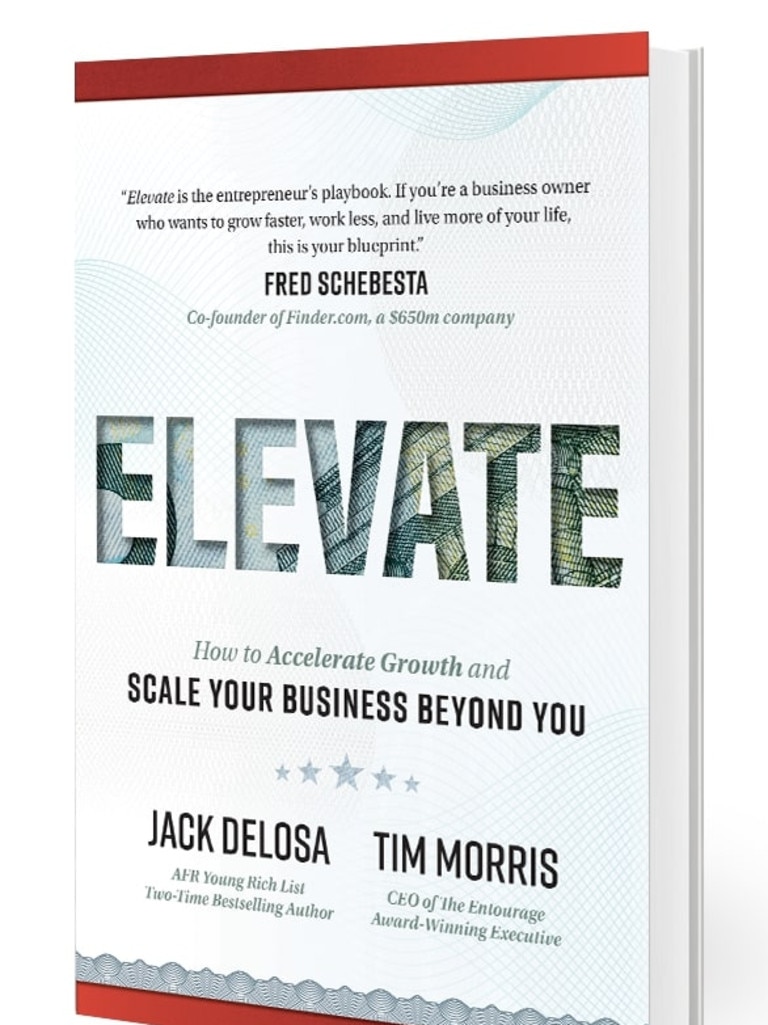 ‘Everything covered in Elevate has been tried, tested, proven and optimised with thousands of our clients at The Entourage, spanning over 150 industries, since 2010, and has generated over $2 billion for them,’ Mr Delosa said about his book.