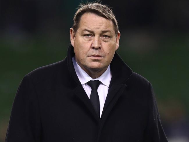 All Blacks coach Steve Hansen will take over as director of rugby at Japanese club Tokyo Verblitz after the World Cup and wants Simon Cron as his head coach. Picture: Getty Images