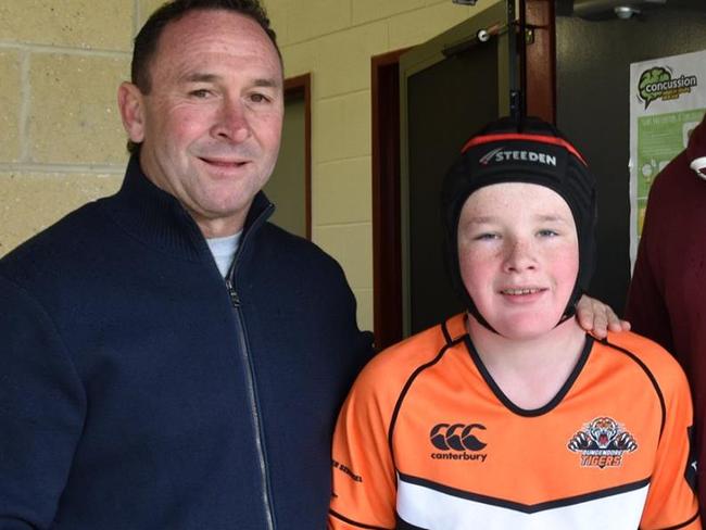 Hudson and Ricky Stuart autism