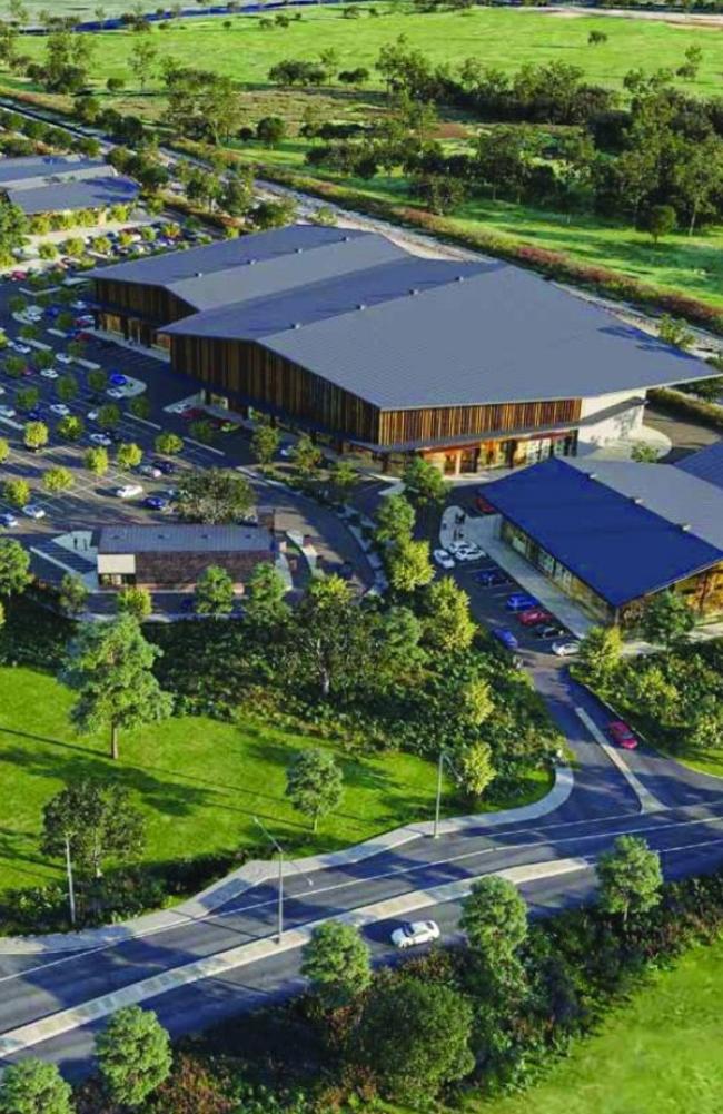 Comiskey Group is planning a new hotel or club, indoor sport and recreation showrooms and restaurants/retail outlets, opposite Pine Rivers Park. Picture: Supplied