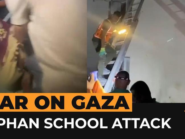 Israeli attack on Gaza school for orphans