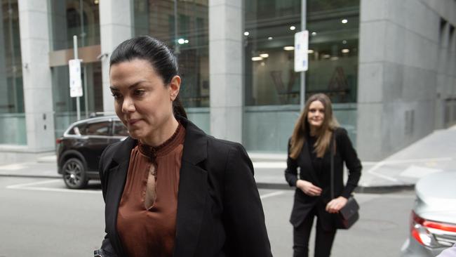 The singer was supported in court by friends, including Mark Holden, who discovered her as a teenager singing in a Russian restaurant in 1999. Picture: NCA NewsWire / Nicki Connolly