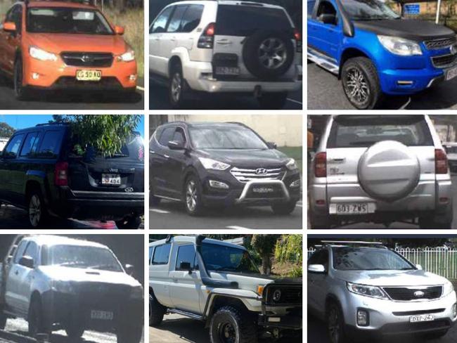 Stolen cars on the Richmond Police District community page. Picture: Facebook