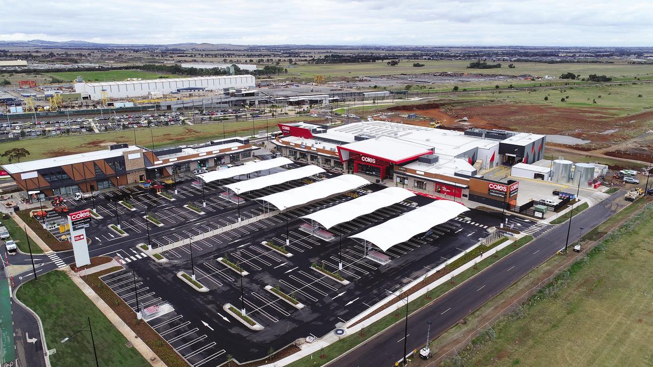 The completed Cobblebank site, where six million pieces of recycled soft plastic went into concrete works in the form of the Polyrok aggregate. Picture: supplied