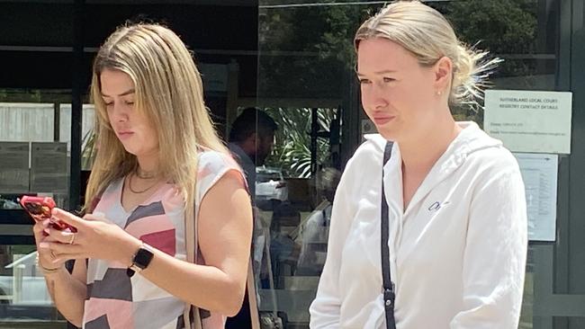 Molly Cahill (left) and her sister Bridie Cahill gave evidence during the hearing. Picture: Ashleigh Tullis