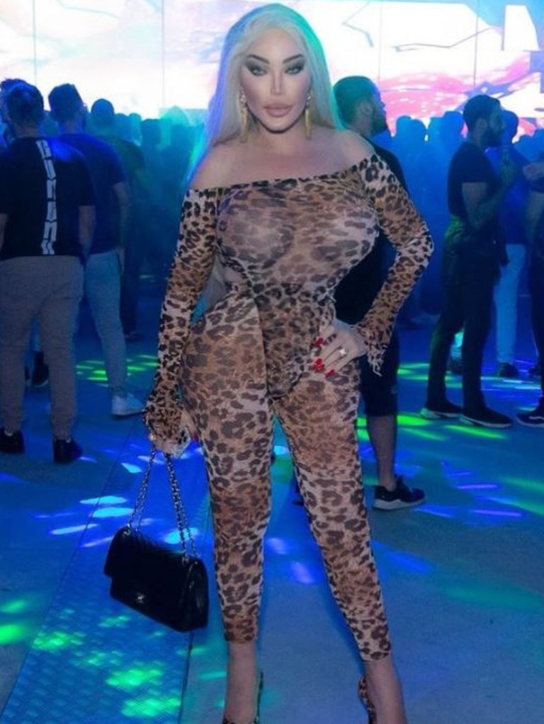 Jessica, dubbed ‘human Barbie’ danced the night away. Picture: Jessica Alves/Instagram