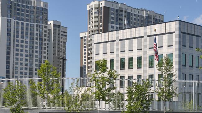 The US embassy in Kiev, Ukraine. Picture: iStock