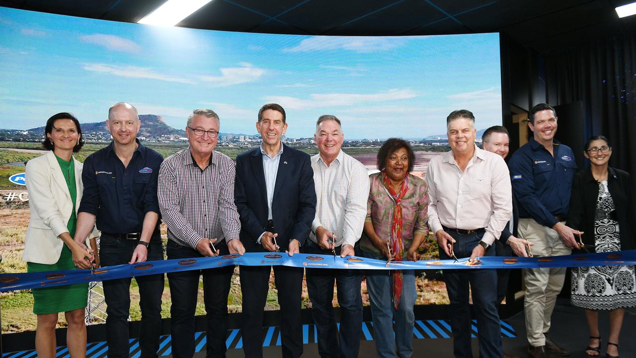 The official opening of the CopperString Experience Centre in Townsville in 2024. Picture: Shae Beplate.