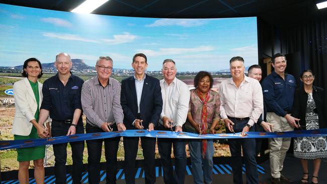 The official opening of the CopperString Experience Centre in Townsville in 2024. Picture: Shae Beplate.