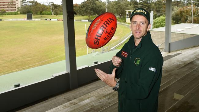 Matt McLennan after being appointed Northcote Park coach in 2016.