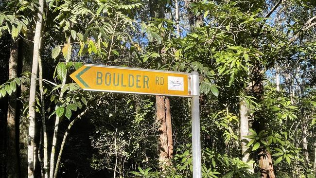 Bounder Rd in Finch Hatton, along which Suzanne Ruth Scott lived for several years. Picture: Janessa Ekert