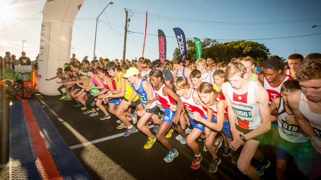 If your goals are performance related, like these marathon runners, you don’t want to train on an empty stomach. Photo: Supplied