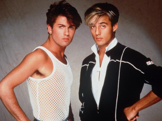 WHAM! stars George Michael and Andrew Ridgley. Picture: Supplied