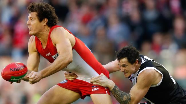 Kurt Tippett doesn’t have enough presence, says Garry Lyon. Picture: Getty Images